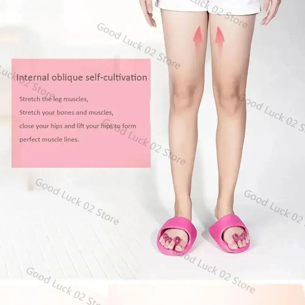 Módní podpora klenby Dámské pantofle na hubnutí a masáž Pantofle Sandály Třepací boty s tlustou podrážkou Poporodní masáž Štíhlé nohy Třepací boty