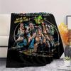 1Pc Alien Earth Print Flannel Blanket, High quality Comfortable for All Seasons, Home Decor, Warmth and Comfort, Perfect for Christmas Gifts