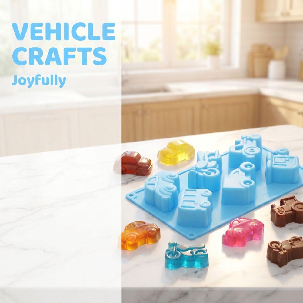 Food-Grade Silicone Silicone Car Mold Non-Stick Surface Cake Mold Durable Ice Mold DIY Crafts