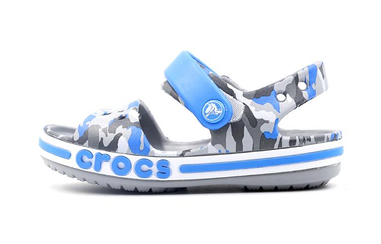 Crocs Children s Sandals Blue Gray Kids  205735-007 22-23