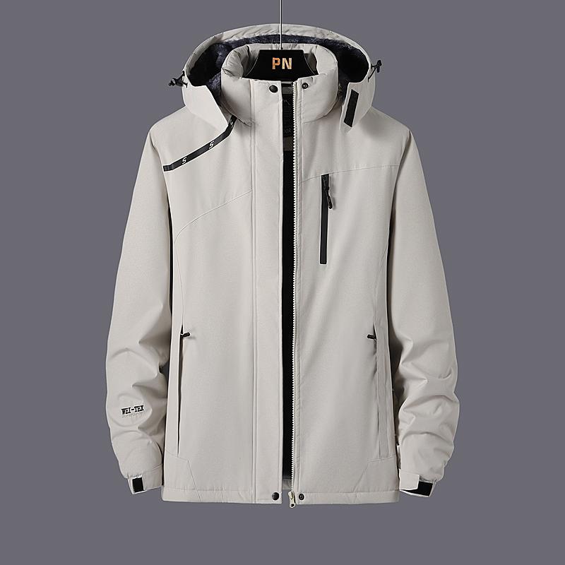Men Waterproof Jackets 6XL Plus Size Outdoor Hiking Windbreaker Wear-resistant Breathable Mountaineering Jacket