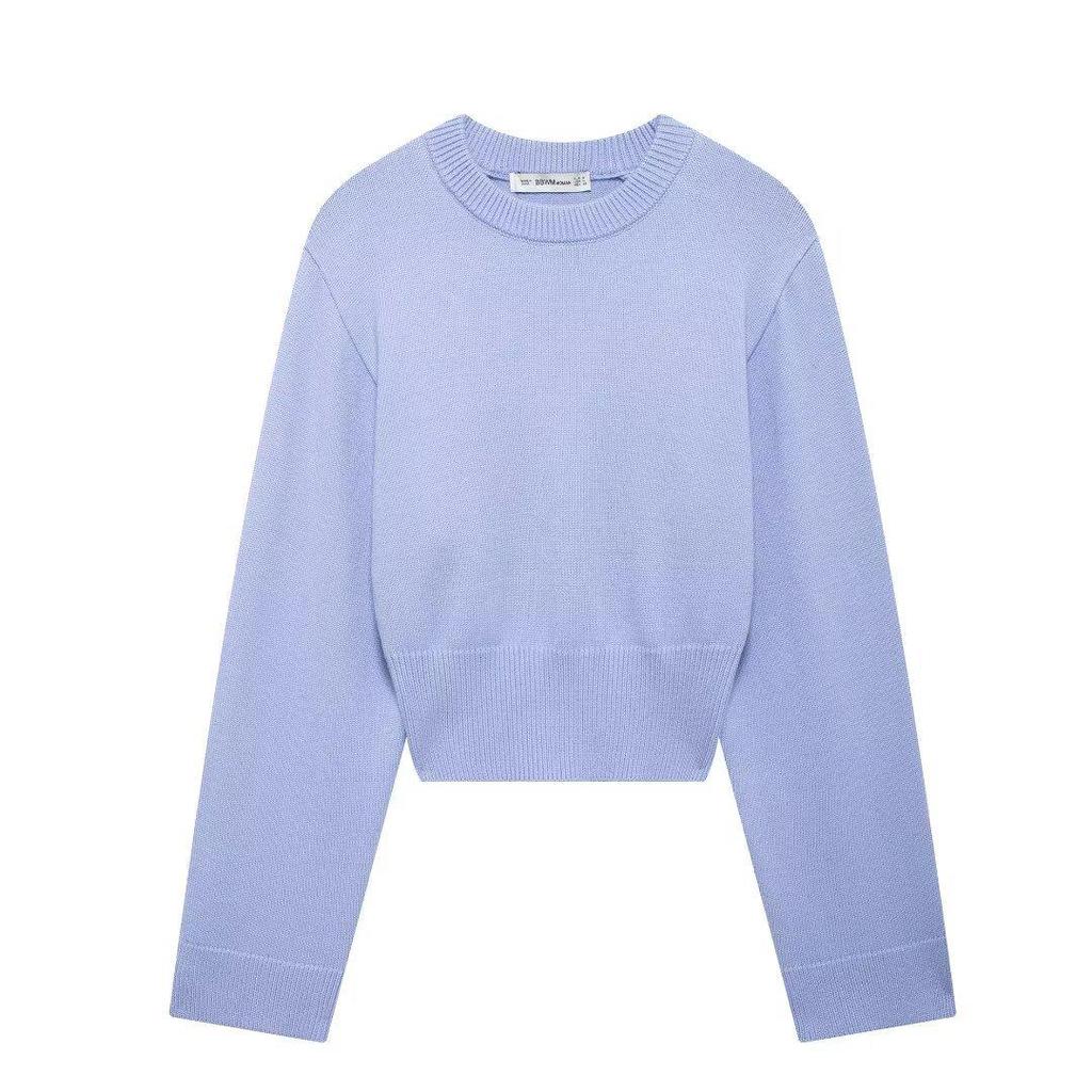 2024 Autumn Trendy Wide Sleeve Knit Sweater for Women