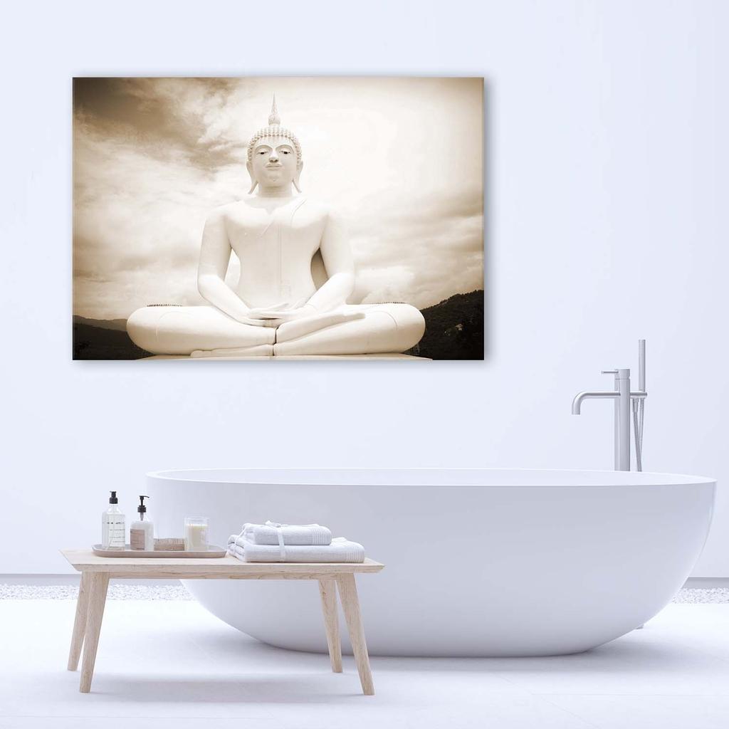 Canvas Print, Sitting Buddha Zen Spa