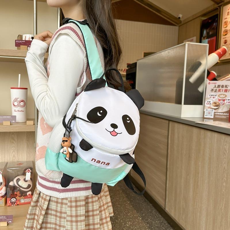 Kindergarten admission Kindertagesstätte kleines Buchtasche süß super süß roter Panda Anti-Verlust kleiner Rucksack