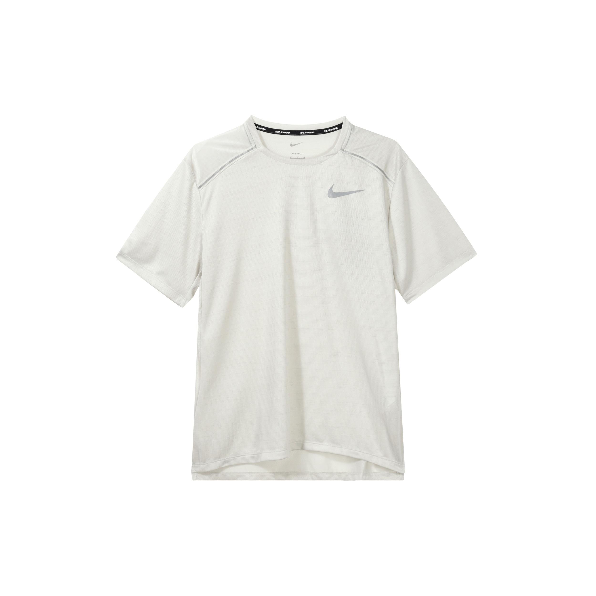Nike Dri-FIT Mylar Running Top Light Bone Men s AJ7566-072 L