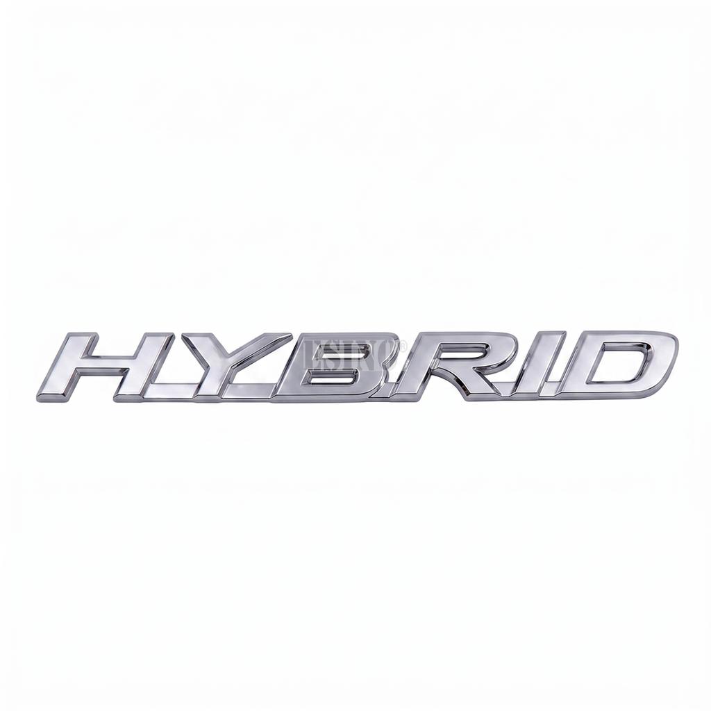 3D ABS 18.9cm HYBRID Emblem Badge Car Body Trunk Sticker Decal For Lexus CT200h RX450h ES300h Auto Accessories GE8