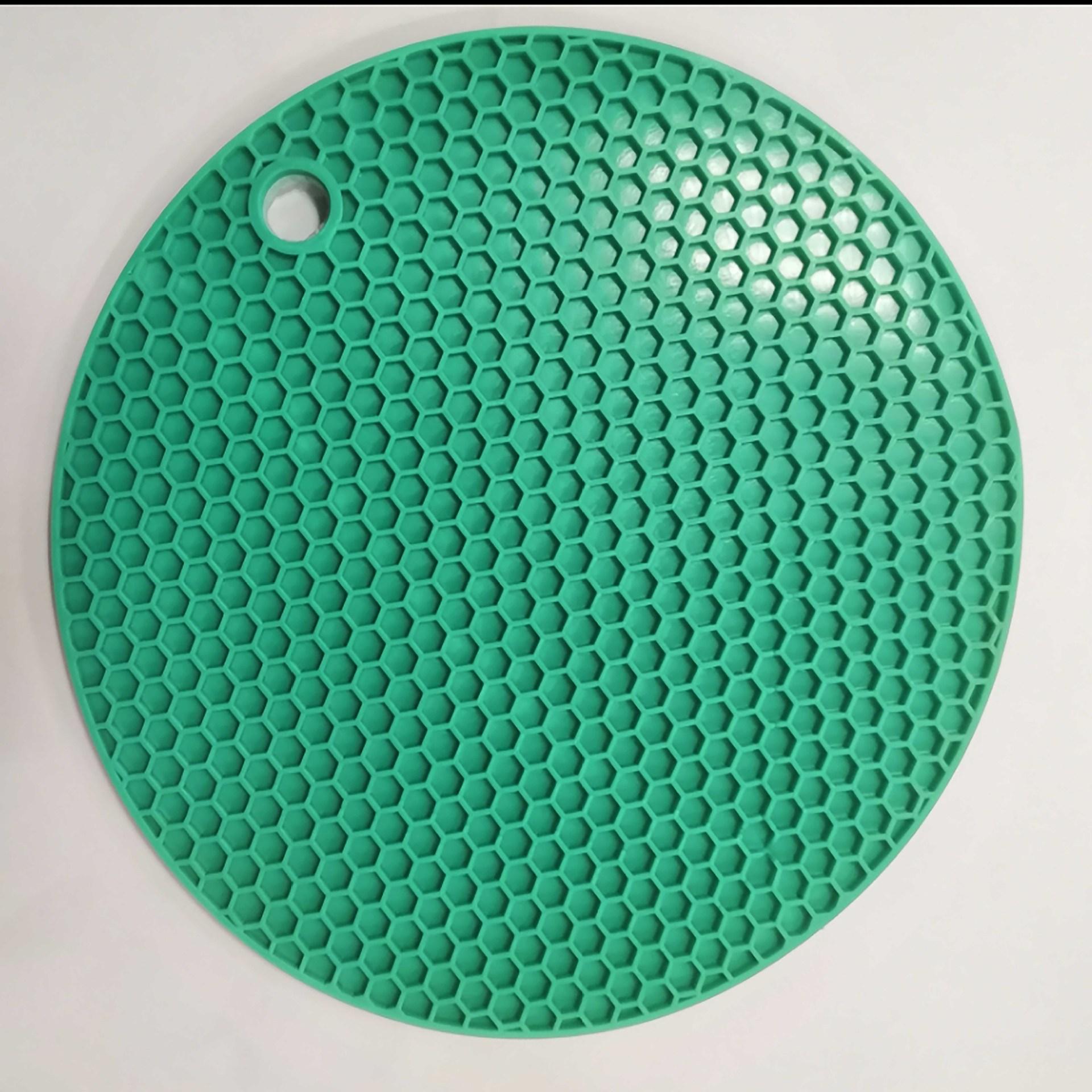 

Силиконовый теплоизоляционный коврик, противоожоговой пластинчатый коврик, коврик для чаши 17.5cm зелёный