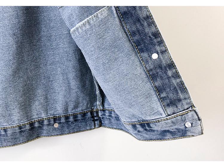 Trendy European-Style Embroidered Denim Vest for Women - Versatile Sleeveless Jacket, Short Style for Spring and Autumn 2025