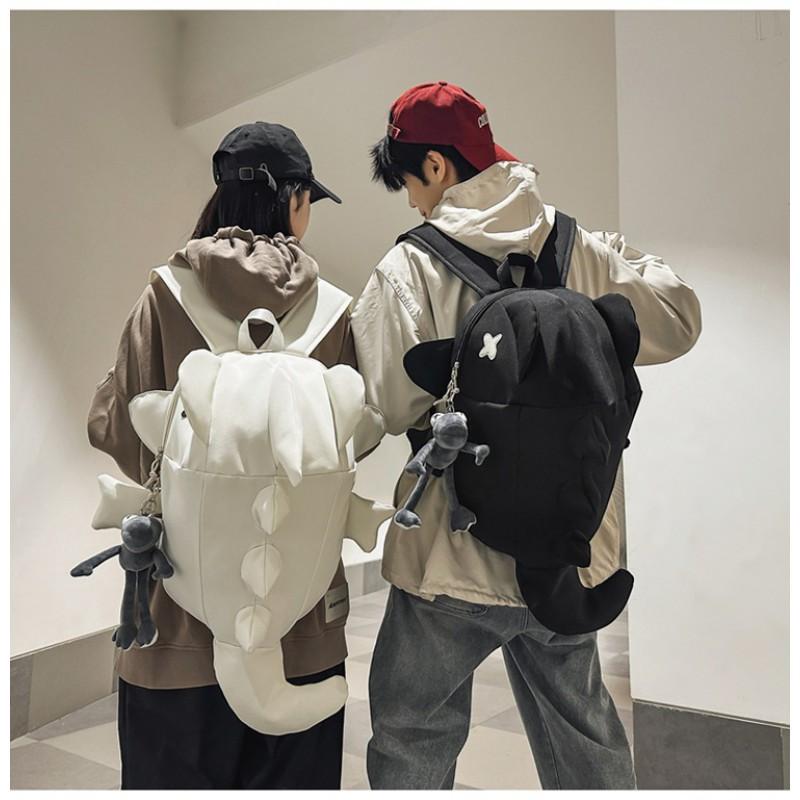 New Cute Little Dinosaur Backpack Primary School Students Three-dimensional Cartoon Monster Children's Travel