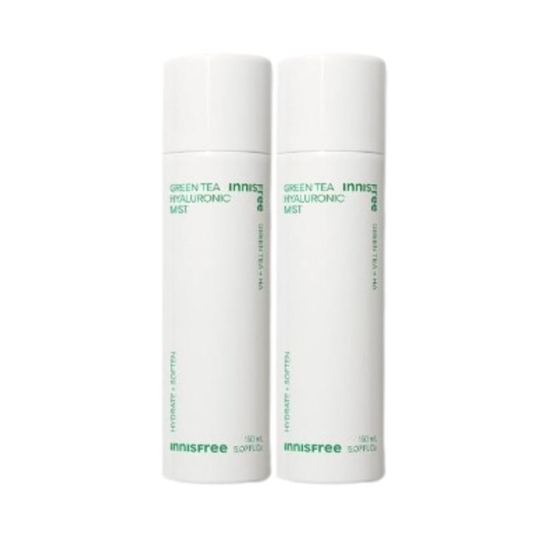 Innisfree Grüntee Hyaluronsäure Spray 150ml | Erfrischendes & Feuchtigkeitsspendendes Gesichtsspray für Trockene & Empfindliche Haut | Koreanische Hautpflege