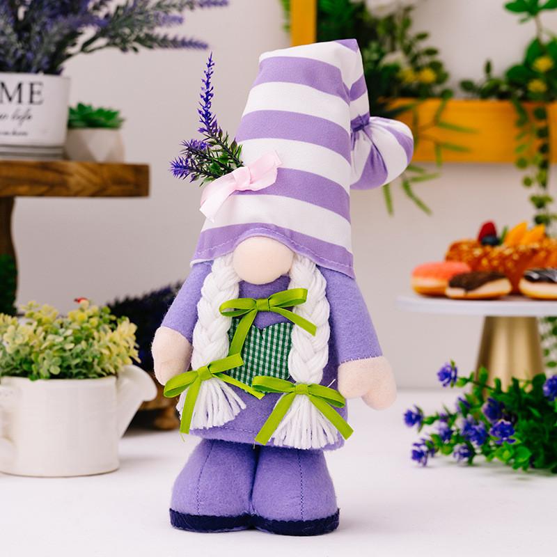 

Lavender Purple Festive Gnome Decorative Piece For Mothers Day With Charming American And Style European Lavender Purple Women