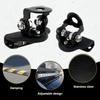 2 Stück/Set Auto Motorhauben-Lichtleisten-Montagehalterung Universal Einstellbar LED Arbeitsscheinwerfer Basis Montagehalter Edelstahlhalterung