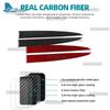 2pcs Real Soft Carbon Fiber LHD RHD For BMW i3 2013- Accessories Car Door Speaker Above Decor Trim Panel Sticker Interior