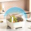Kitchen Double-layer Drain Basket, Vegetable Washing Basin, Drain Basket, Large Capacity for Kitchen Use