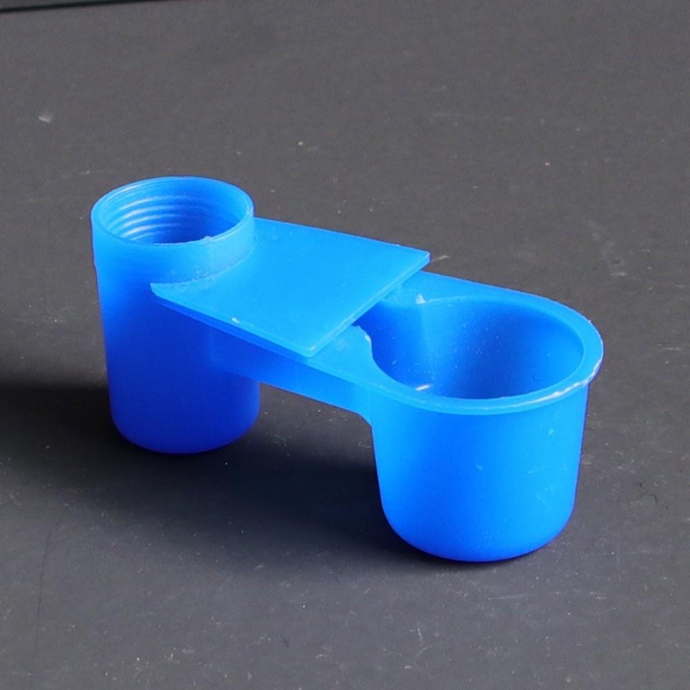 Large Capacity Pet Bird Waterer Plastic Bottle Interface Automatic Drinker Double-mouth Thickened Parrot Cage Waterer