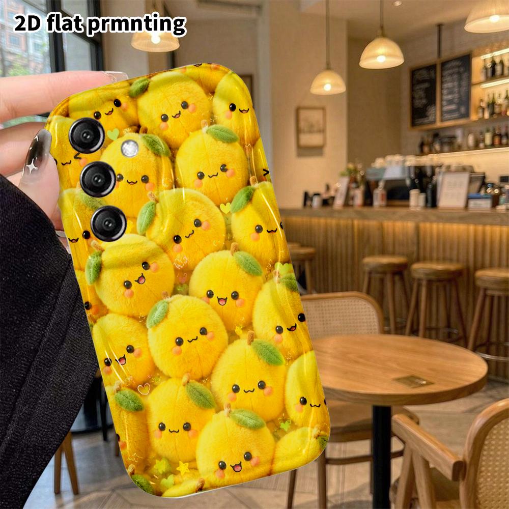 Phone Case: 2D flat, fits Samsung Galaxy A34 A35 M05 M06 S20 S22 S21 FE Plus 5G protective case, plush toy, perfect Christmas and Halloween holiday gi