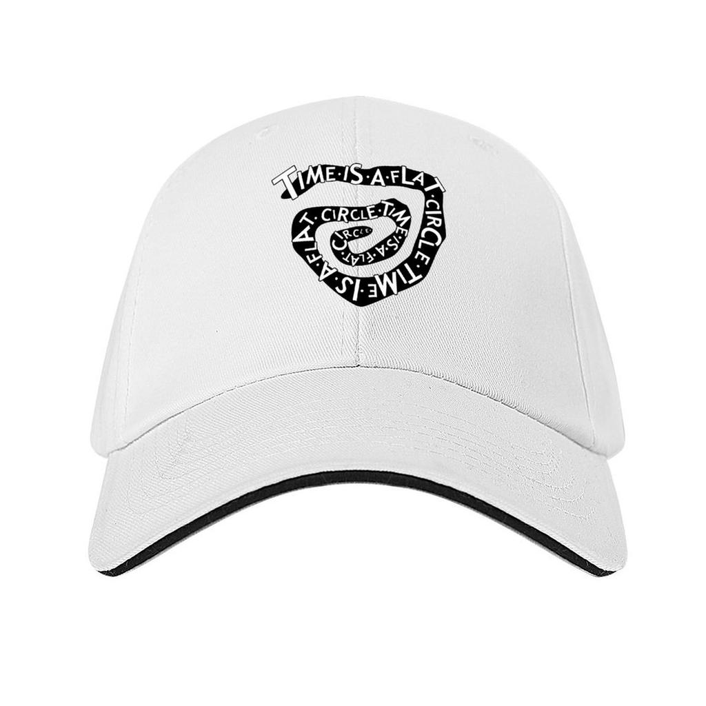 Time Is A Flat Circle TShirts Time Is A Flat Circle True Detective Carcosa Rust Cohle Baseball Cap