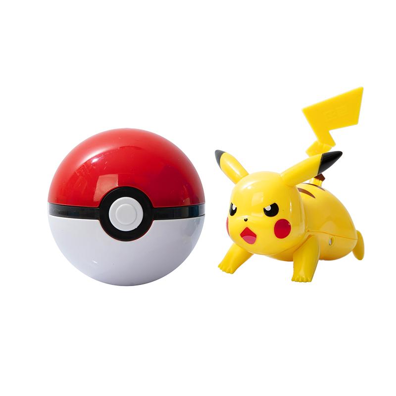 About Pokemon Anime Figure Charizard Pikachu Gyarados Pocket Monster Figure Pokeball Action Deformation Toy Model Children Gift