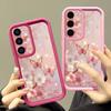 Dream Butterfly Floral Pattern Case For Samsung Galaxy A57 A37 A17 A56 A36 A26 A16 5G A55 A35 A15 A54 S21 FE S22 S23 S24 Plus S25 Edge S26 Ultra Cover