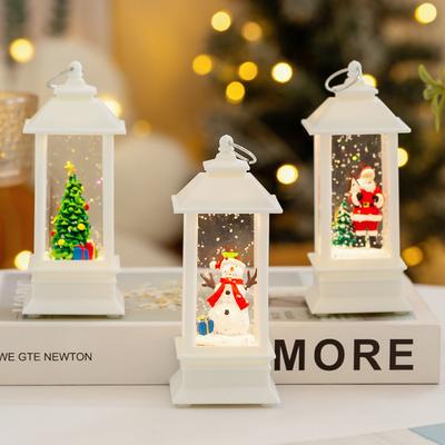 Weihnachtsdekorationen Atmosphärenschaffende Requisiten Wassergefüllte Innenszenen Nachtlichter Tischschmuck Kinder