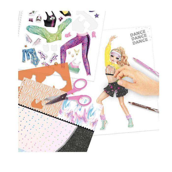 Album coloriage et création TOP Model modèle Dance