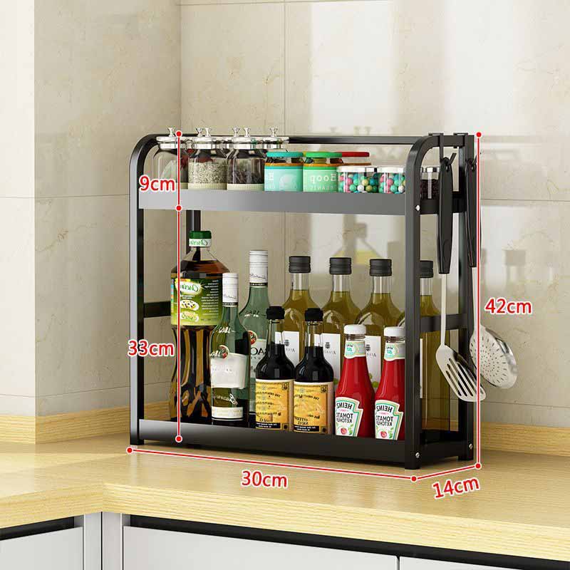 

Кухонная стеллаж для хранения приправ, столешница из нержавеющей стали, узкий многофункциональный кухонный стол, стеллаж для хранения приправ 30*14*42cm