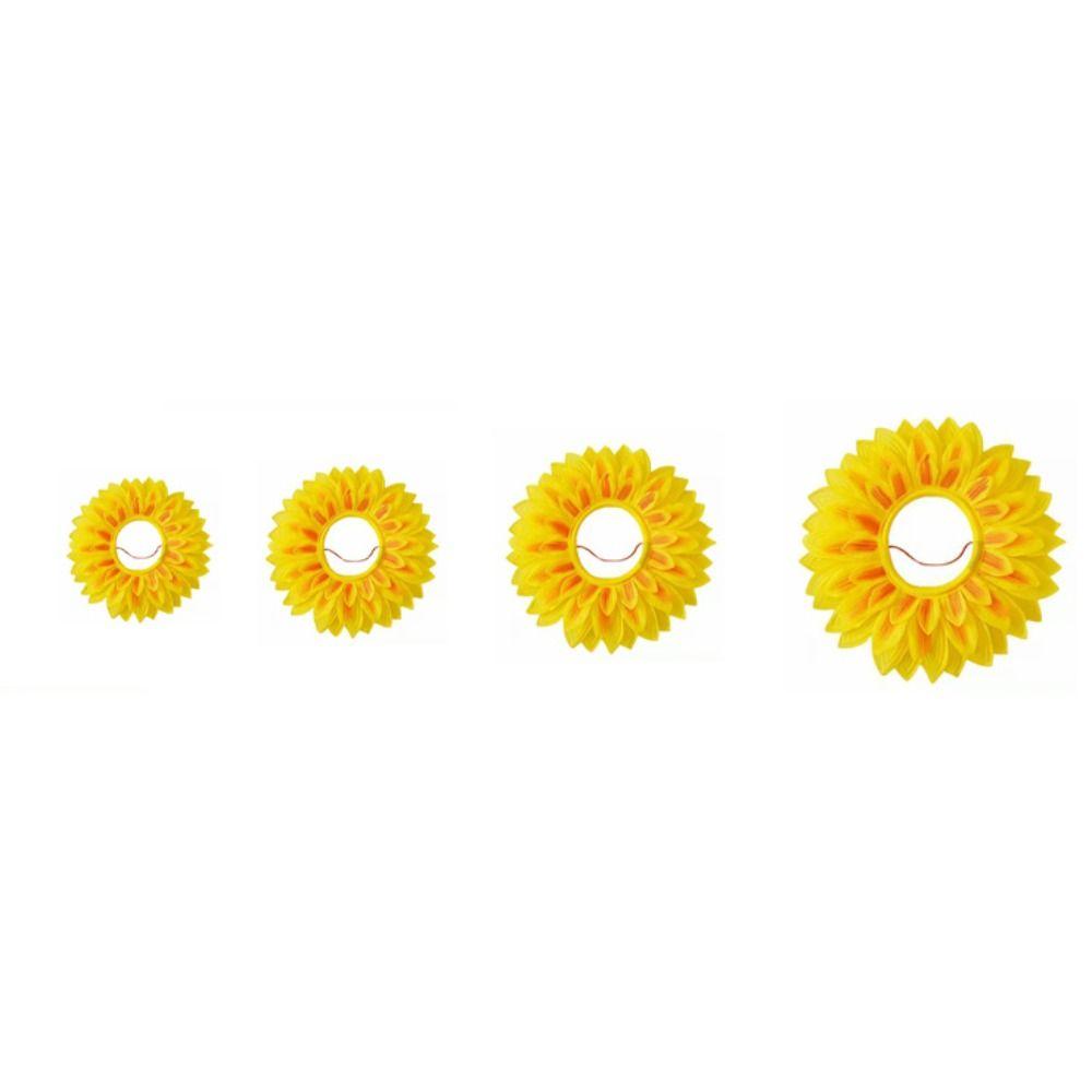 Yellow Party Sunflower Hat Funny Sunflower Hat Headpiece Cute Sunflower Headgear  Music Festival
