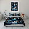 Snowmen with decorative ornaments. Bedding sets Duvet cover sets Duvet covers Pillowcases(1 * Duvet Cover 2 * Pillowcases without duvet insert)