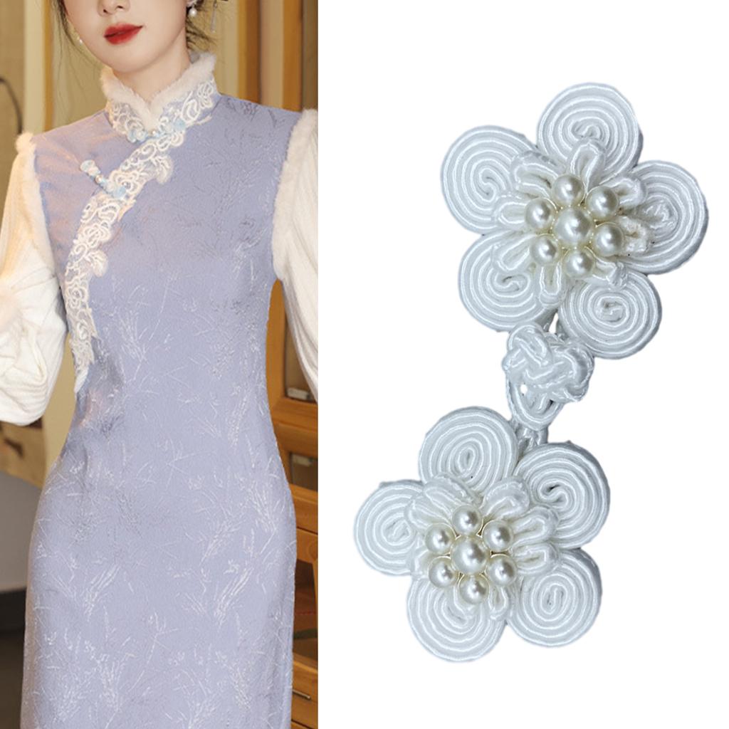 Hand Sewing Flower Button Fasteners Chinese Knot Closure Cheongsam Frog Buttons Silk Buckle Clothes Tang Suit Decoration