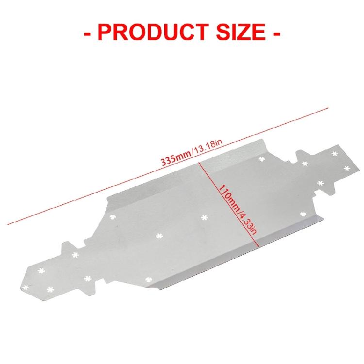 Rally Vehicle Stainless Steel Chassis Plate Weatherproof Protection Scratch Proof Design Optimized Weight Off Road Accessory