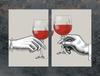 SZKLANA PŁYTA OCHRONNA DO KUCHNI 2x35x52 WINO