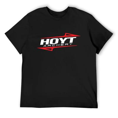 HOYT ARCHERY LOGO CROSSBOW ARROW BOW T-Shirt Kawaii Clothes Oversized Graphic Tee Vintage Designer Shirts Mens Cotton T Shirts