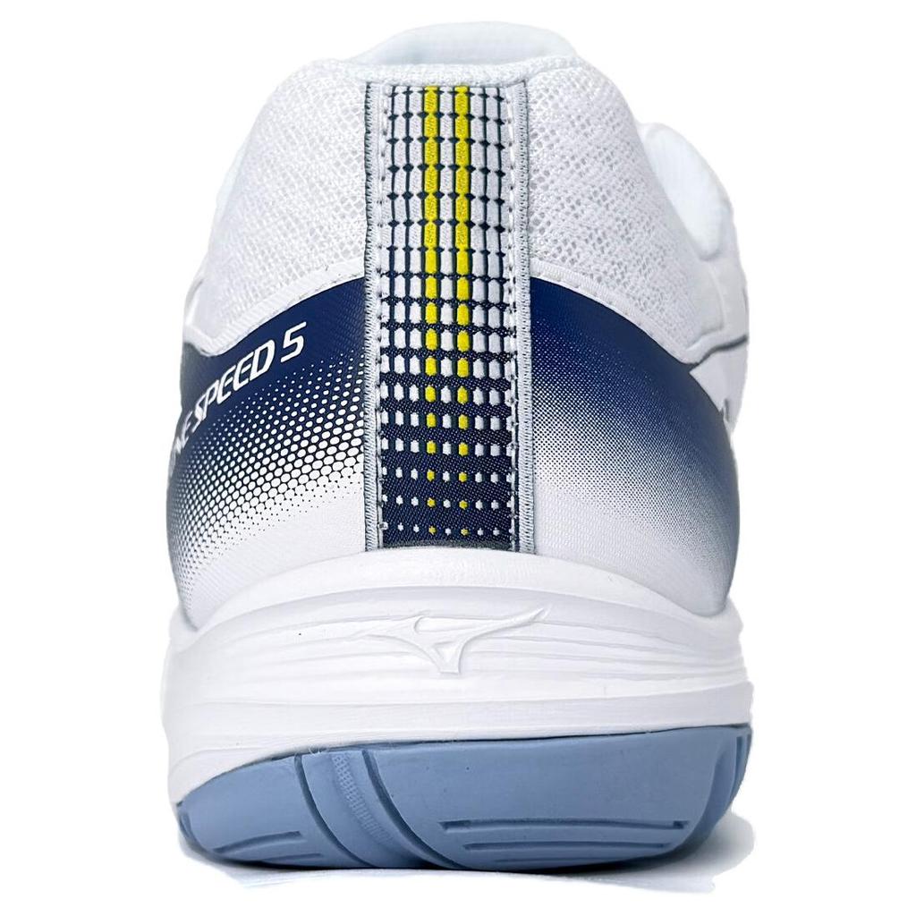 Mizuno Buty sportowe unisex Cyclone Speed 5 Białe Bellwether Blue Bel-Air-Blue V1GA258011