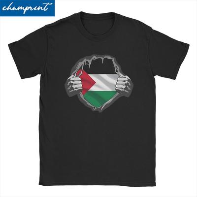 Pánské dámské tričko s vlajkou Palestiny arabská hatta kufiya keffiyeh ležérní bavlněné tričko s kulatým výstřihem trička oblečení plus size