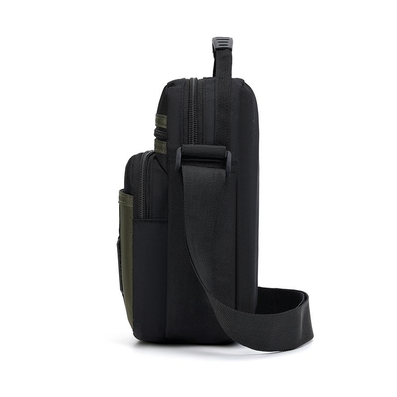 Men's Traveling Shoulder Bag Fashion Casual Patchwork Handbag High Quality Oxford Cloth Waterproof Multifunctional Crossbody Bag