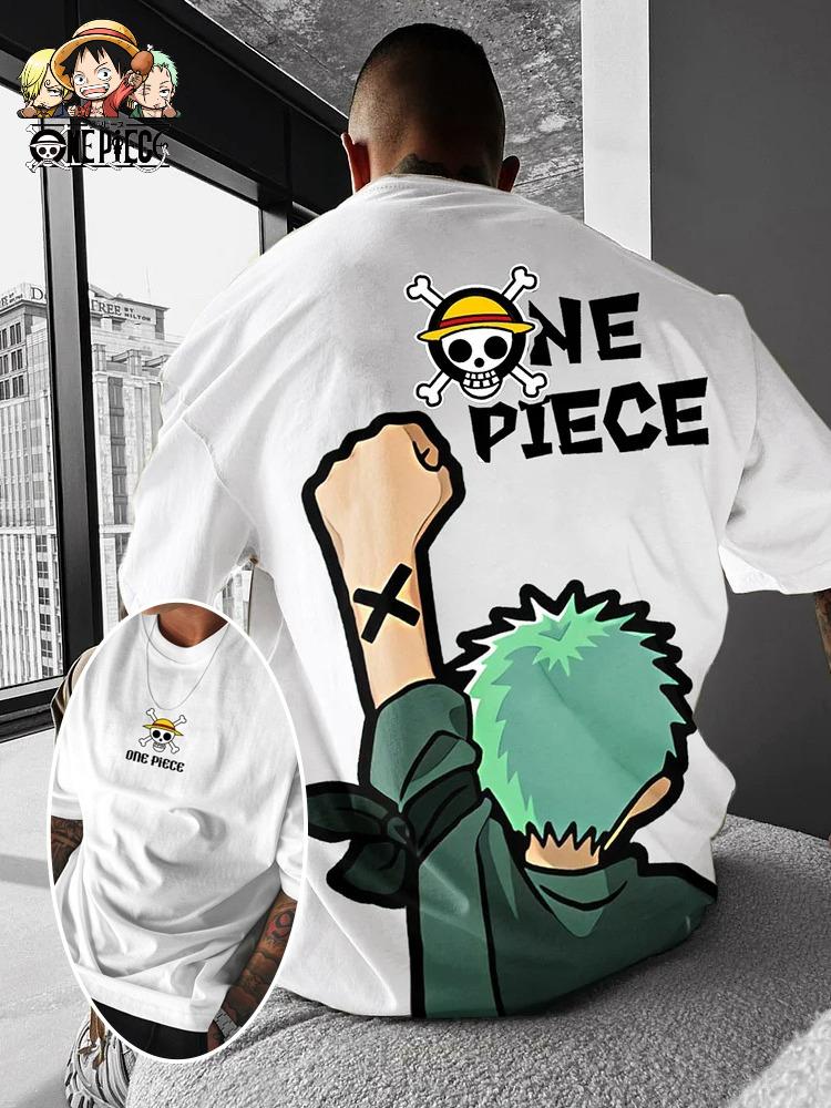 One Piece Luffy Zoro Short Sleeve T-Shirt, Men's and Women's Top, New 2026