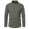 Men's Cotton Long Sleeve Shirt Casual Beach T-Shirt