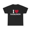 Neues I Love Nan Jun Textmuster Reines Baumwoll-T-Shirt Fan-Geschenk Y2K Hiphop-Stil Streetwear Gedrucktes Unisex-T-Shirt