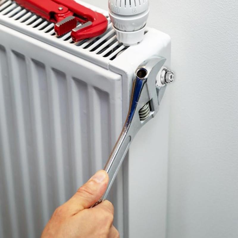 6 pièces Vannes de purge d'air pour radiateur Installation facile Conception d'étanchéité sécurisée Vannes de purge de radiateur Raccords 1/2 pouce