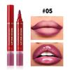 2-In-1 Watercolor Lip Gloss, Moisturizing, Mirror-Like Finish, Long-Lasting Color, Creates Natural Lip Tone, Suitable For Back To School, Beginners