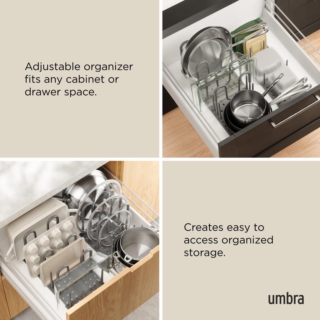 Official Umbra Peggy Cookware Charcoal Organizer,