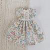 rakulifey Blythe Outfit Dress, Blythe Doll Clothes, Floral Pattern, Compatible with Licca-chan and Obitsu 24 (White Floral)