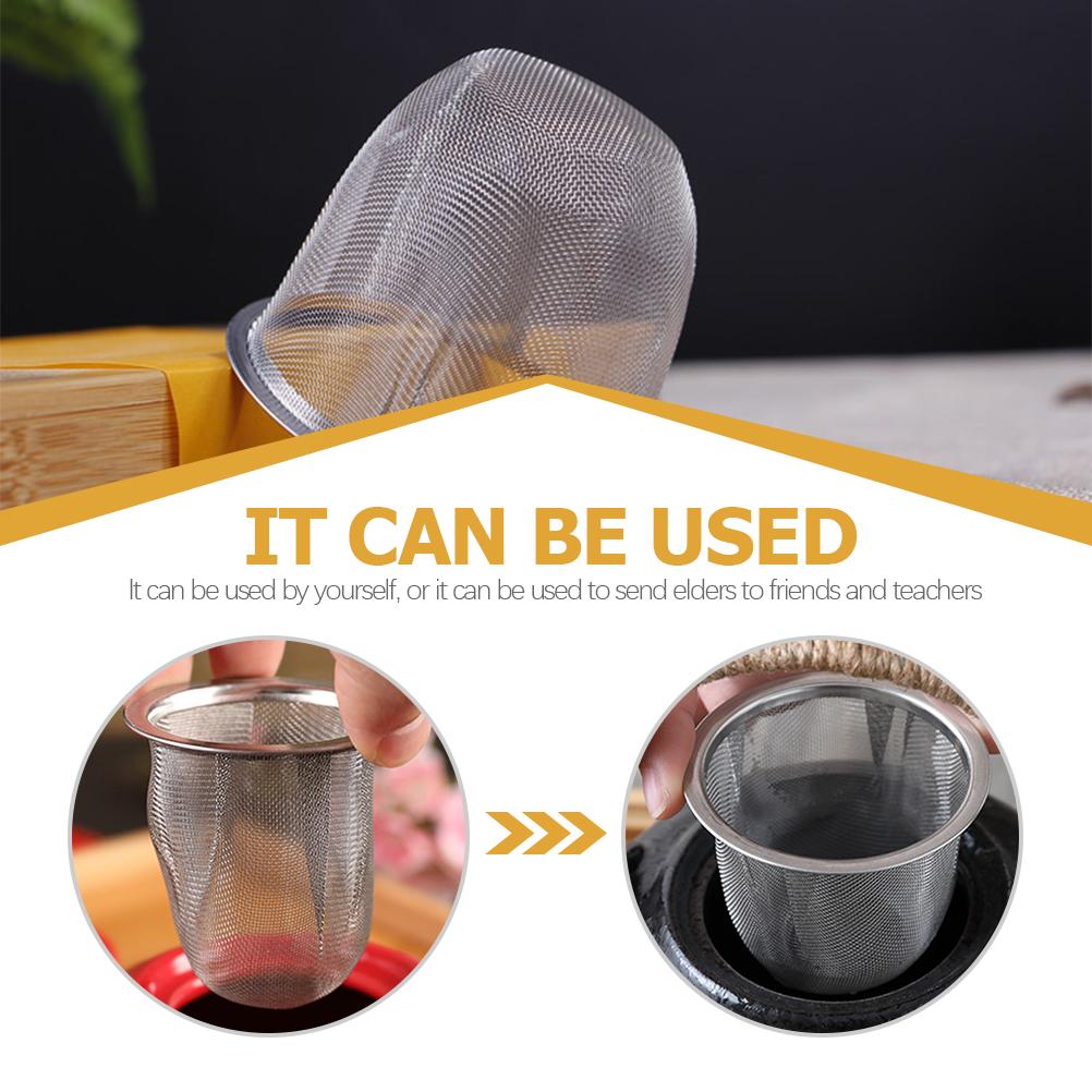 Tea Screen Mesh Strainer Insert Stainless Steel Teapot Infuser Home Supplies Filter Coffee