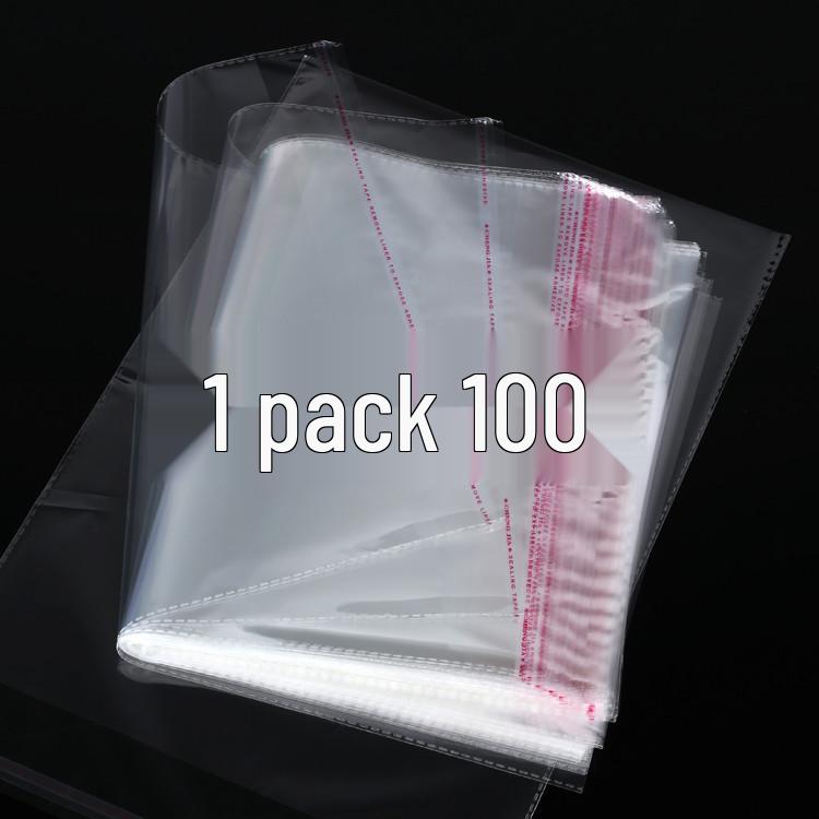 Spot Transparent Self-Adhesive Self-Sealing Packaging Bag for Clothing, with Custom Printing 5x12cm, 5 microns, transparent