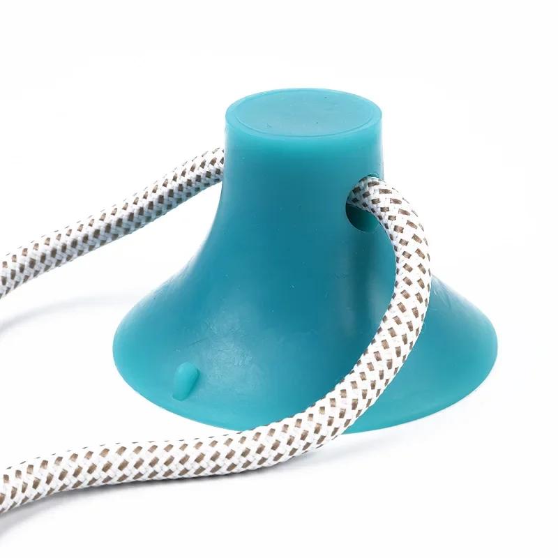 Interaktivní přísavka Push TPR míček hračky, Elastická lana, Čisticí kousací pomůcky pro zuby pro štěně psa molární kousání