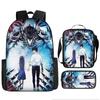 Spell Return Battle School Bag Elementary School Student Animation Backpack Large Capacity Three-piece Set