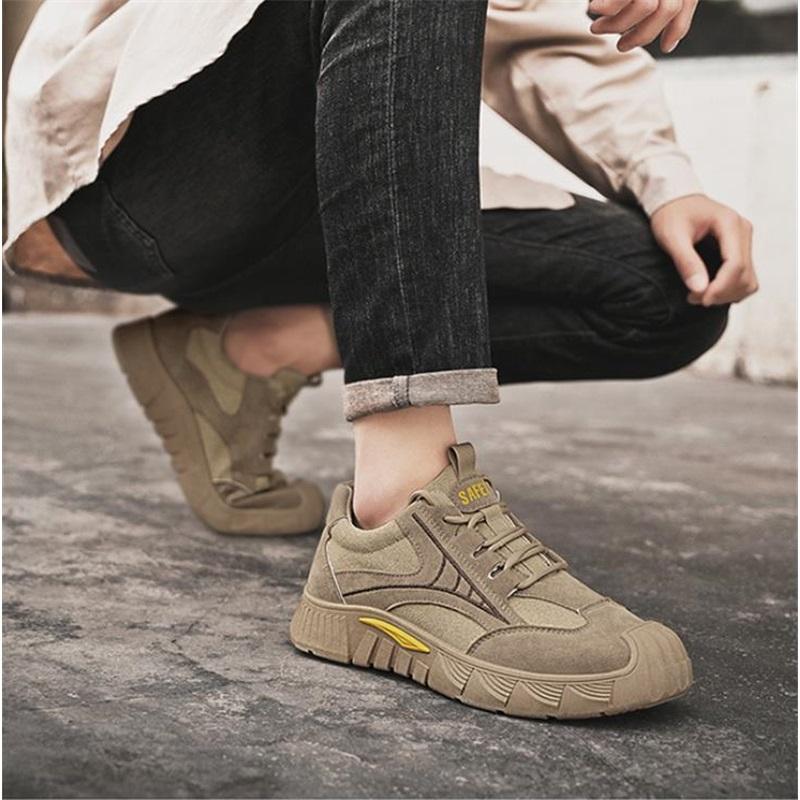 Summer new men's casual trend sports shoes student breathable running shoes thick-soled