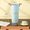 Secchio Fiori in Latta Retro Blu: Vaso per Fiori Freschi e Secchi per Arredamento Casa e Fioreria