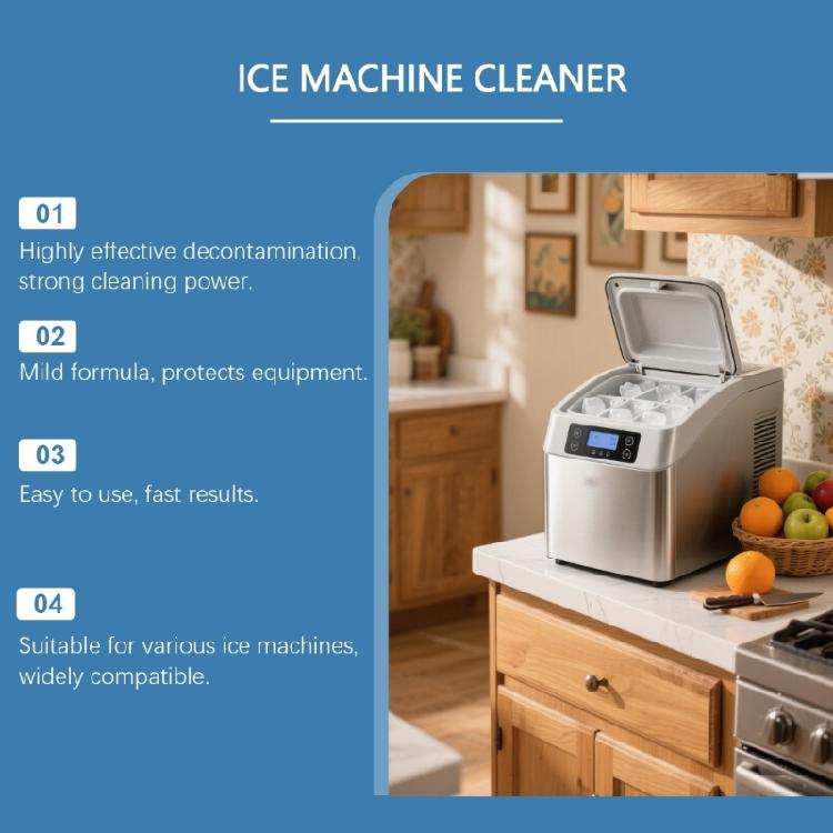 10pcs Ice Machine Descaling Tablets Professional Strength Ice Maker Cleaner For Spotlessly Interior And Clean Ice Making