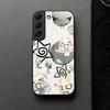 INS Cute Toro Inoue Cat Phone Case Glass For Samsung Galaxy S21 S26 S25 S22 S20 S24 S23 Ultra Fe Plus A16 A34 A54 A24 Coque
